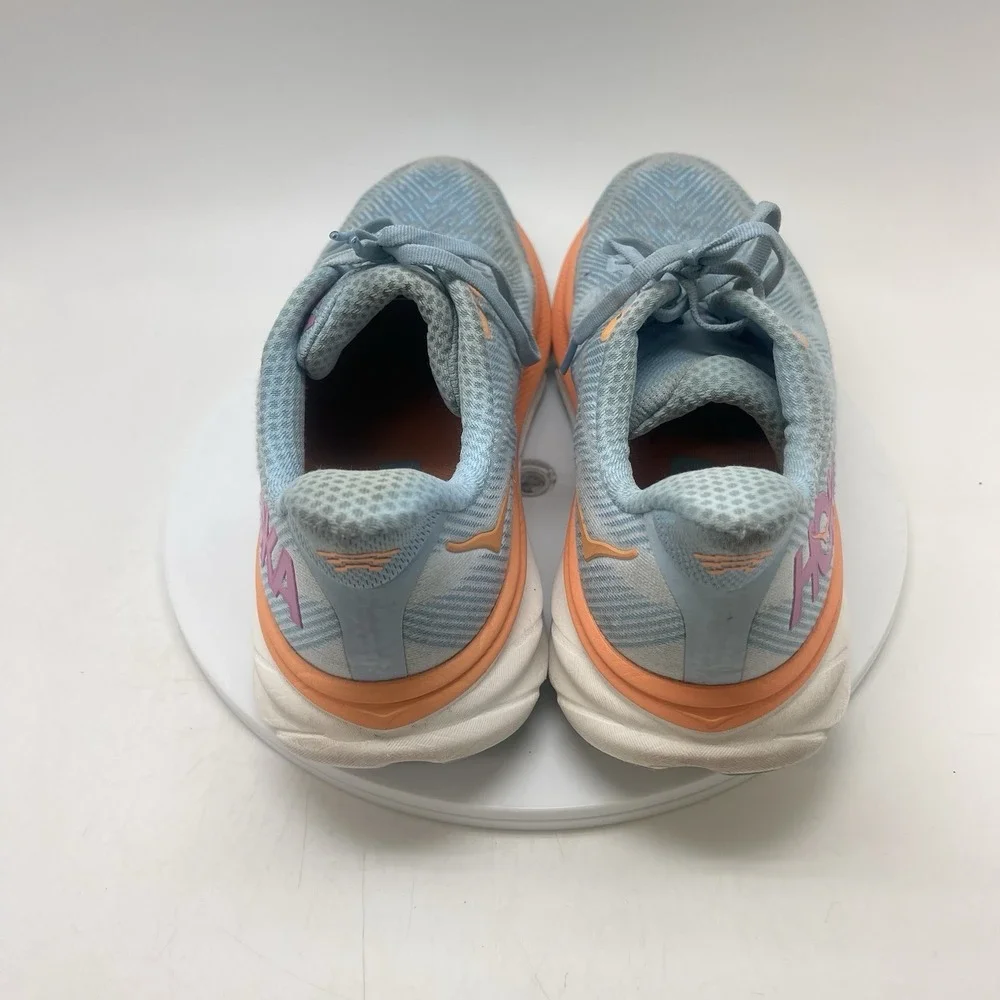 Hoka One One Sneakers Womens 11 B Clifton 9 1127896 ABIW Blue Running Shoes